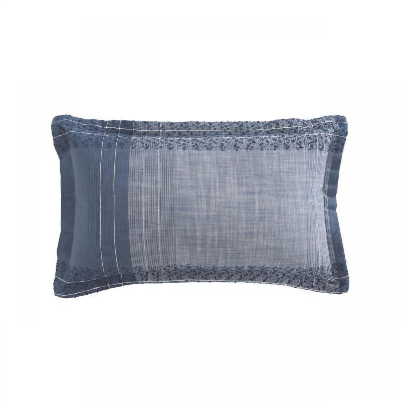 Platinum Heritage Slate Long Filled Cushion | 30x50cm
