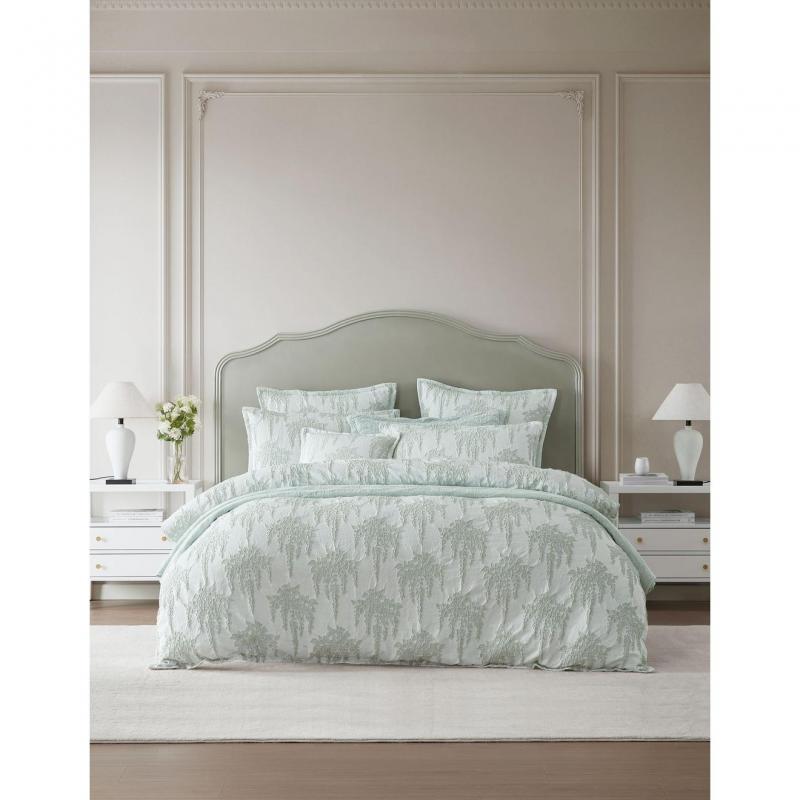 Private Collection Wisteria Sage Quilt Cover Set | King Bed