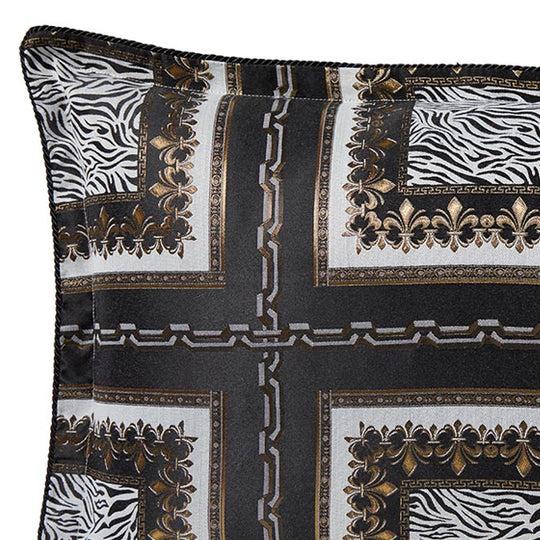 Davinci Piazza Quilt Cover Set Queen Bed Gold