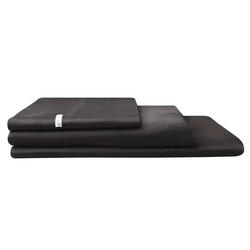 Logan & Mason 400TC Egyptian Cotton Sateen Fitted Sheet Granite | King Bed