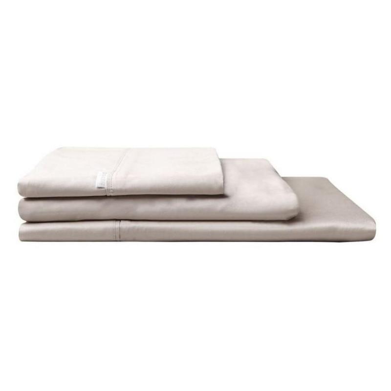 Logan & Mason 400TC Egyptian Cotton Sateen Flat Sheet Linen | Double Bed