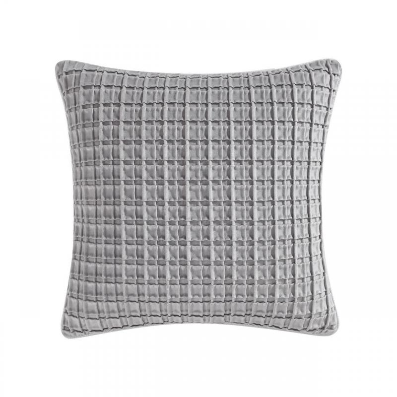 Davinci Opulence Silver Square Filled Cushion | 45x45cm
