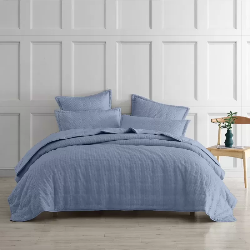 Platinum Ascot Steel Coverlet | Single/Double Bed