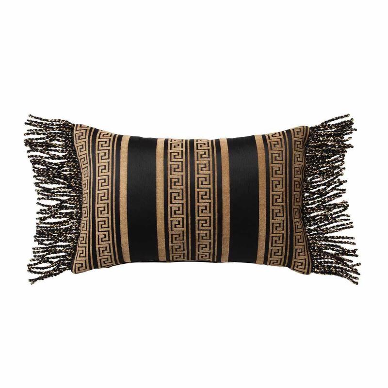 Davinci Massimo Black Decorator Filled Cushion | 30x50cm