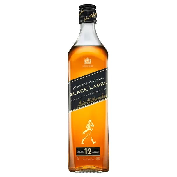 Johnnie Walker Black Label 12 Year Old Blended Scotch Whisky 700mL