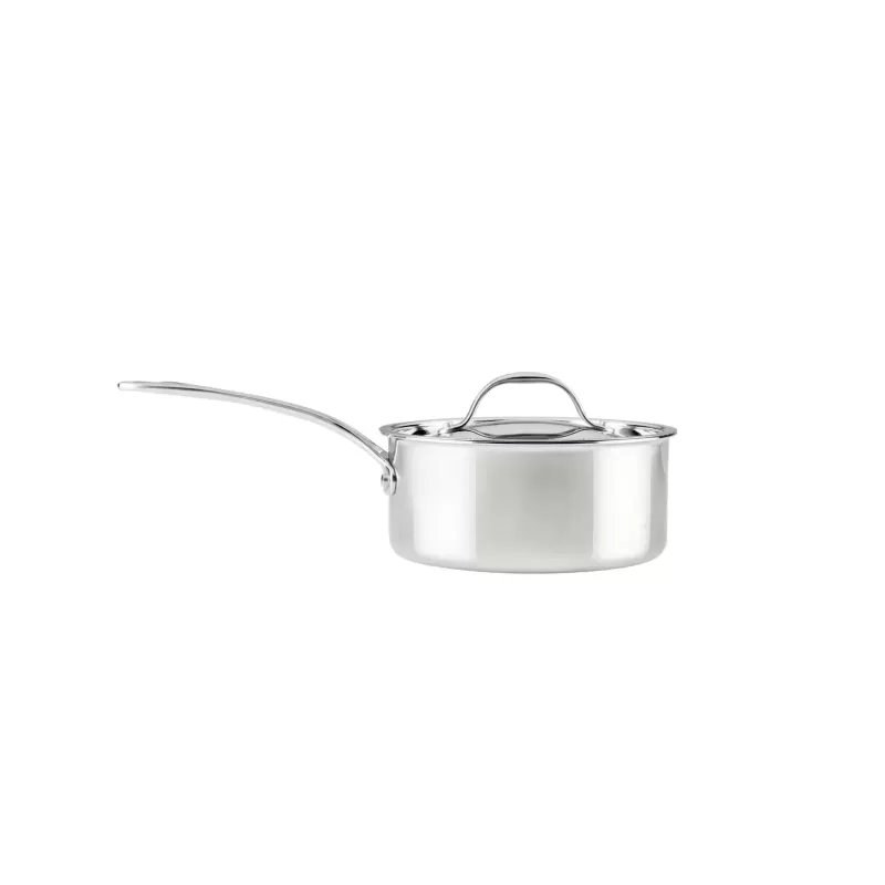 Anolon EverLast Tri-Ply Clad Stainless Steel Induction Covered Saucepan | 20cm/2.8L