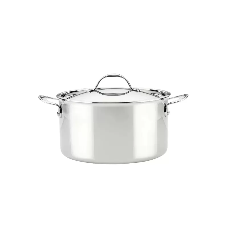 Anolon EverLast Tri-Ply Clad Stainless Steel Induction Covered Stockpot | 26cm/7.6L