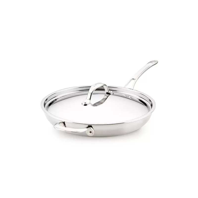 Anolon EverLast Tri-Ply Clad Stainless Steel Induction Covered Fry Pan with Helper Handle | 32cm