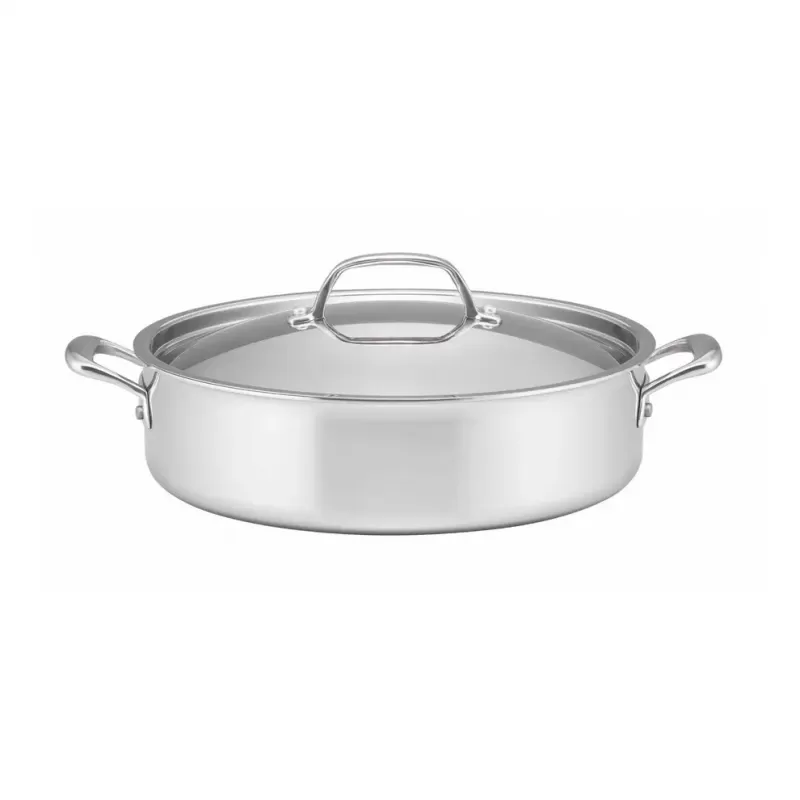 Essteele Eternita Stainless Steel Covered Sauteuse | 30cm/5.6L