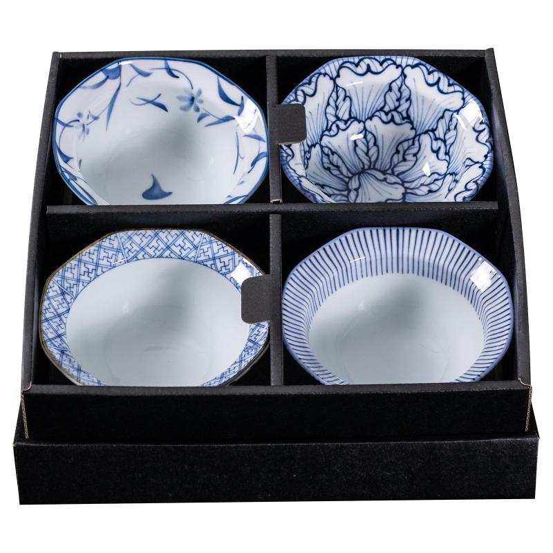 Omotenashi Hakkaku Bowl 12cm | Set of 4