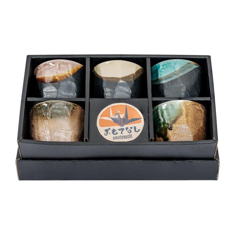 Omotenashi Goshiki Tea Cup | Set of 5