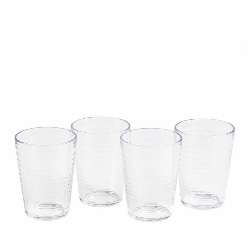 Royal Doulton Gordon Ramsay Maze Glass Highball Clear 470ml | 4 Piece