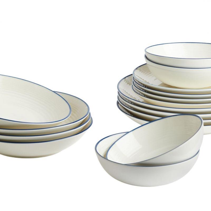 Royal Doulton Gordon Ramsay Denim Line Dinnerware Set | 16 Piece