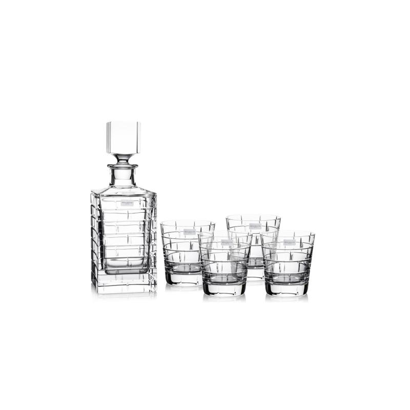 Royal Doulton Metro Decanter Set | Decanter & 4 Tumblers