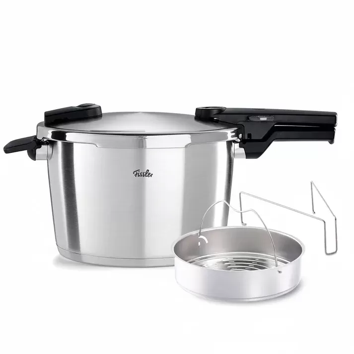 Fissler Vitaquick Premium Pressure Cooker with Steamer Insert & Tripod | 22cm/4.5L