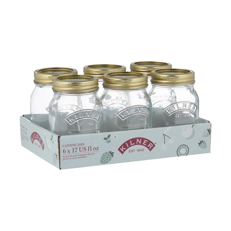 Kilner Preserve Jar 500ml | Set of 6
