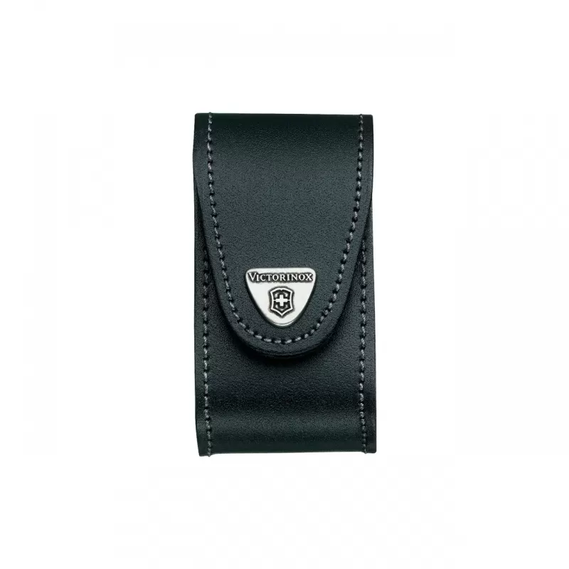 Victorinox Swiss Army Knife Leather Pouch Black | 5-8 Layers