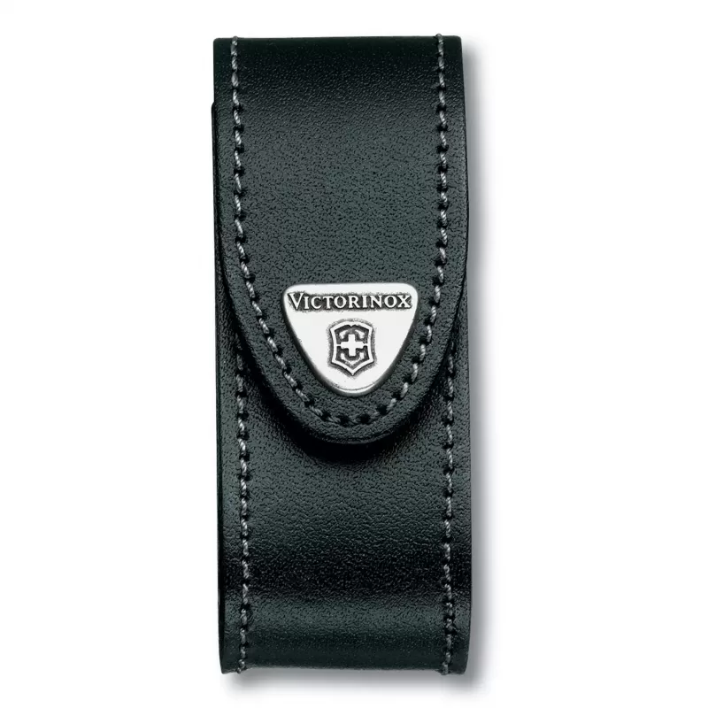 Victorinox Swiss Army Knife Leather Pouch Black | 2-4 Layers