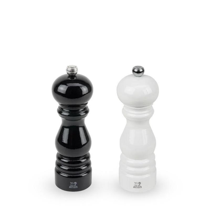 Peugeot Paris Duo Salt & Pepper Mill Black & White | 18cm