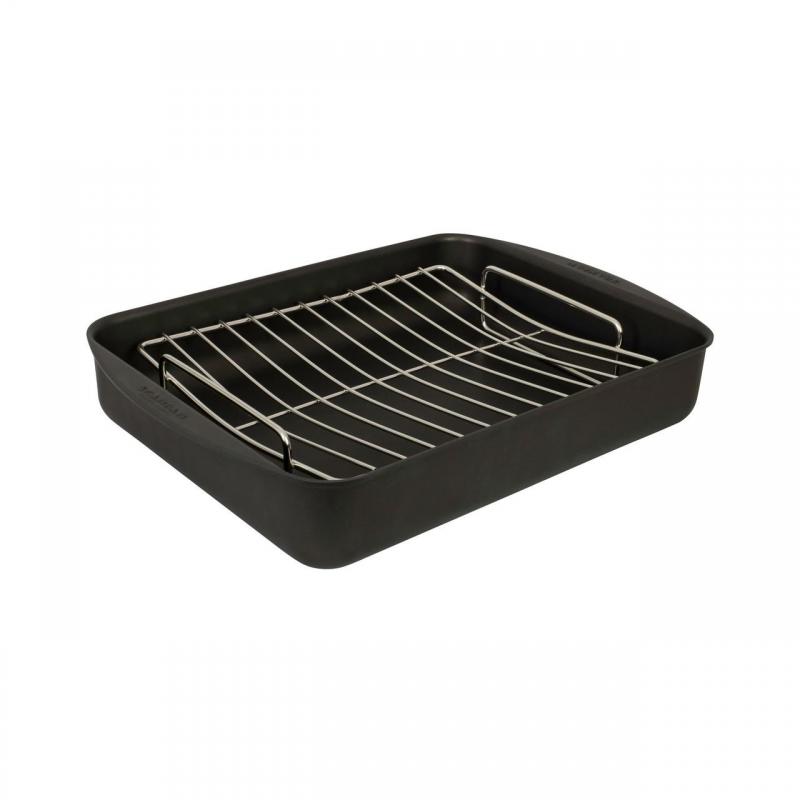 Scanpan Classic Nonstick Roasting Pan with Rack Medium | 39x27cm/5L
