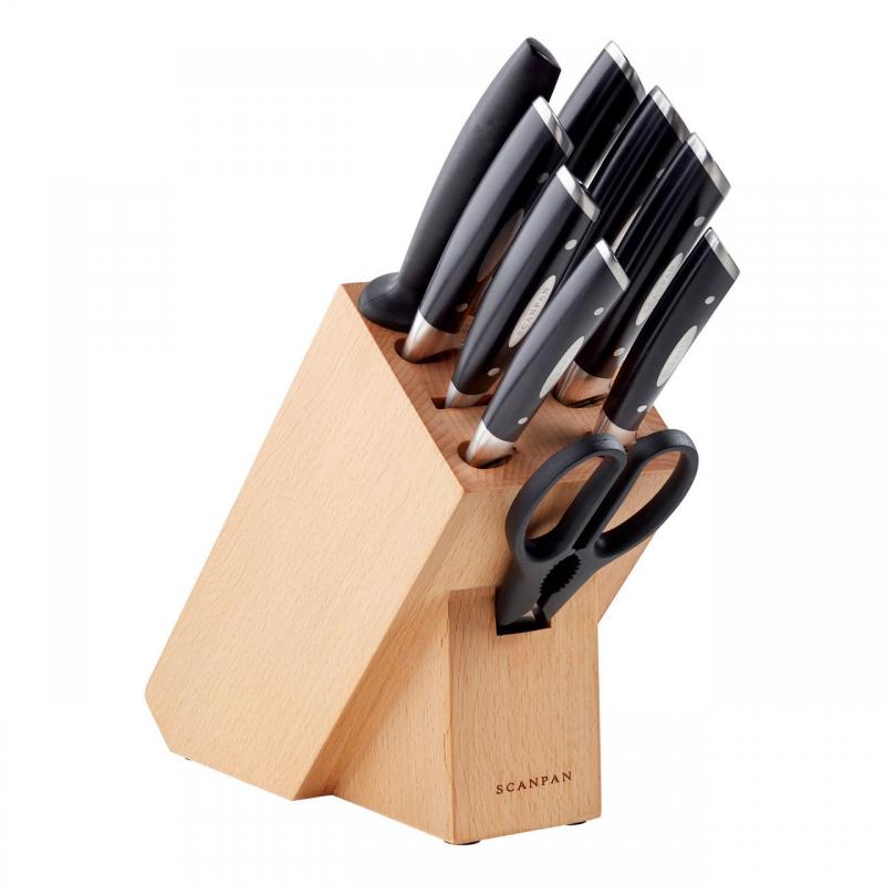 Scanpan Classic Knife Block Set | 10 Piece