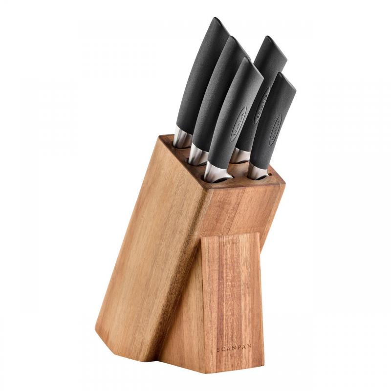 Scanpan SAX Knife Block Set | 6 Piece