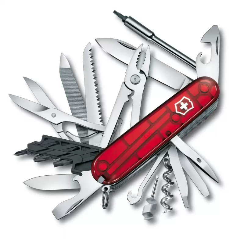 Victorinox Swiss Army Knife CyberTool L Translucent Red | 39 Functions