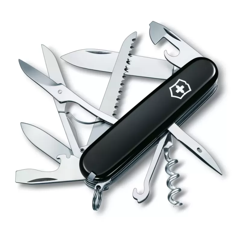 Victorinox Swiss Army Knife Huntsman Black | 15 Functions
