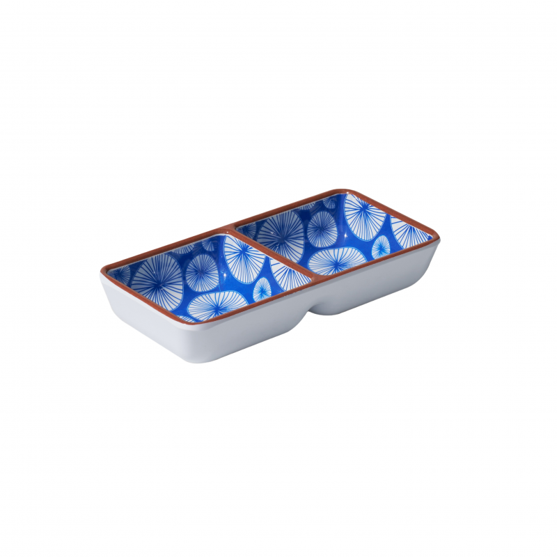 Avanti Divided Sauce Dish Lotus | 14x7cm
