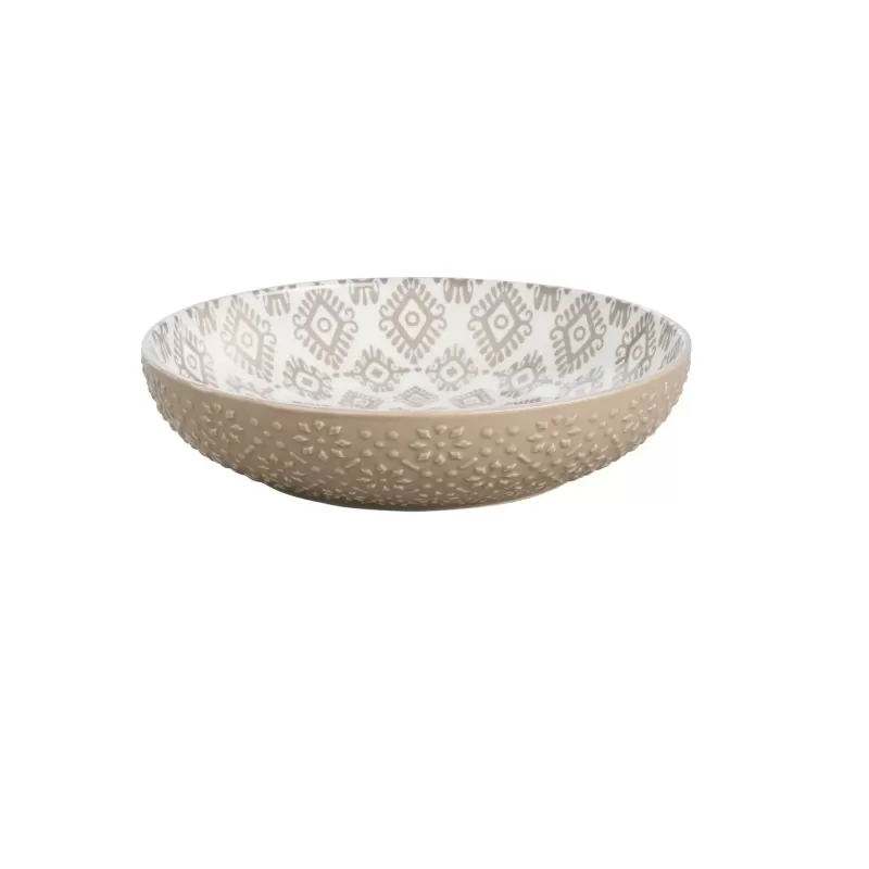 Wilkie Brothers Pasta Bowl 21x5cm | Monochrome Tile