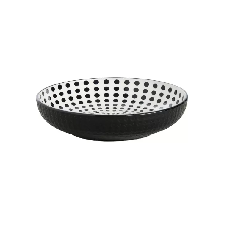 Wilkie Brothers Pasta Bowl 21x5cm | Monochrome Dots