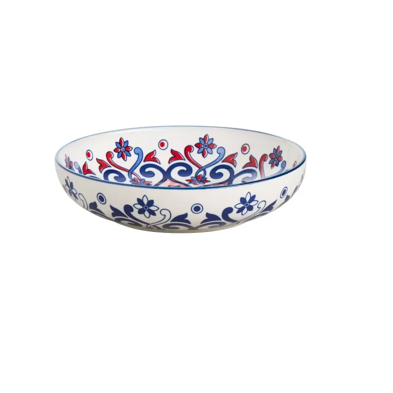 Wilkie Brothers Pasta Bowl 21x5cm | Mediterranean Flower