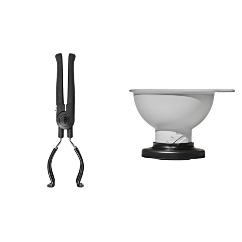 OXO Good Grips Canning Essentials Set Funnel & Jar Lifter | 2 Piece