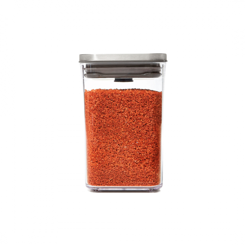 OXO Pop 2.0 Steel Short Small Square Container | 1L