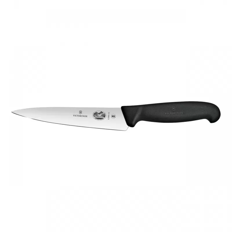 Victorinox Cooks/Carving Knife Fibrox 15cm | Black