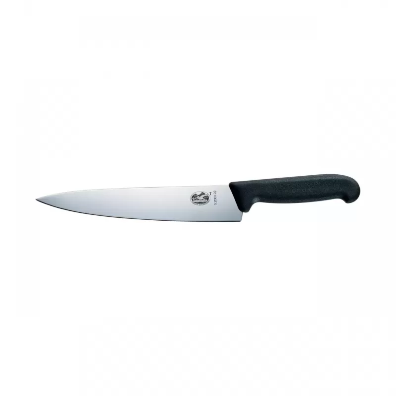 Victorinox Cooks/Carving Knife Fibrox 22cm | Black