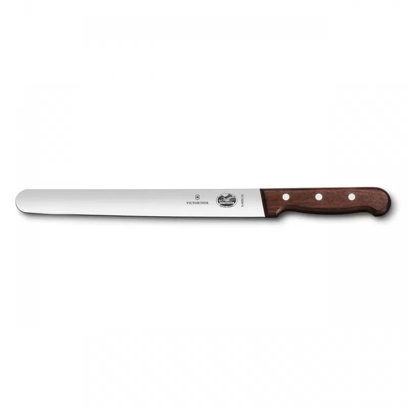 Victorinox Slicing Knife Round Plain Edge Blade 30cm | Wood