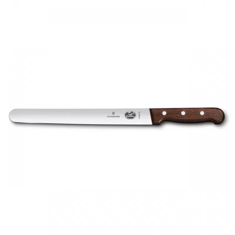 Victorinox Slicing Knife Round Plain Edge Blade 36cm | Wood