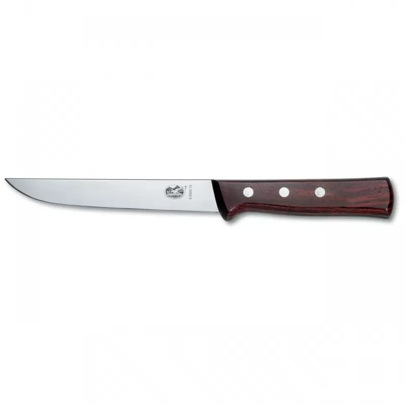 Victorinox Boning Knife Straight Wide Blade 15cm | Wood