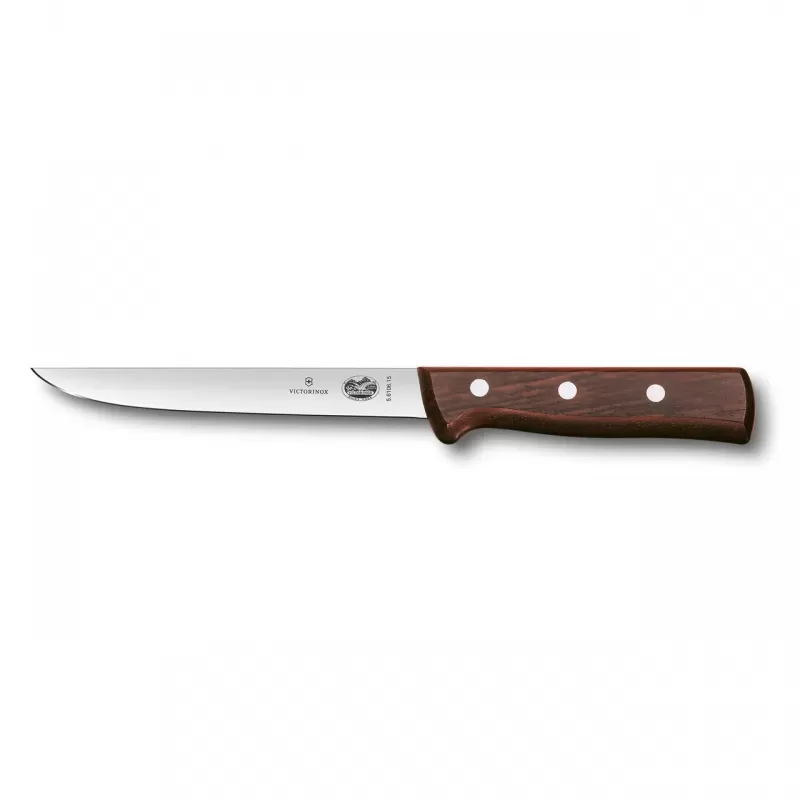 Victorinox Boning Knife Straight Narrow Blade 15cm | Wood