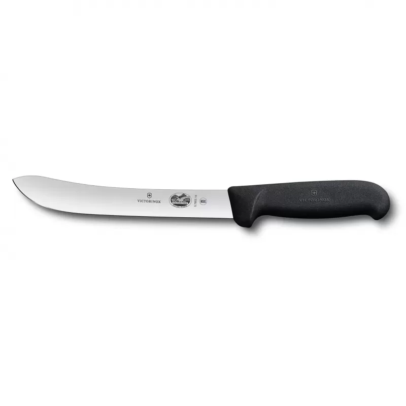 Victorinox Butcher Knife Heavy Stiff Blade Fibrox 15cm | Black