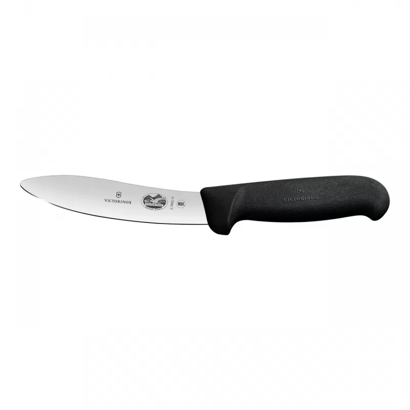 Victorinox Lamb Skinning Knife Narrow Blade Fibrox 12cm | Black
