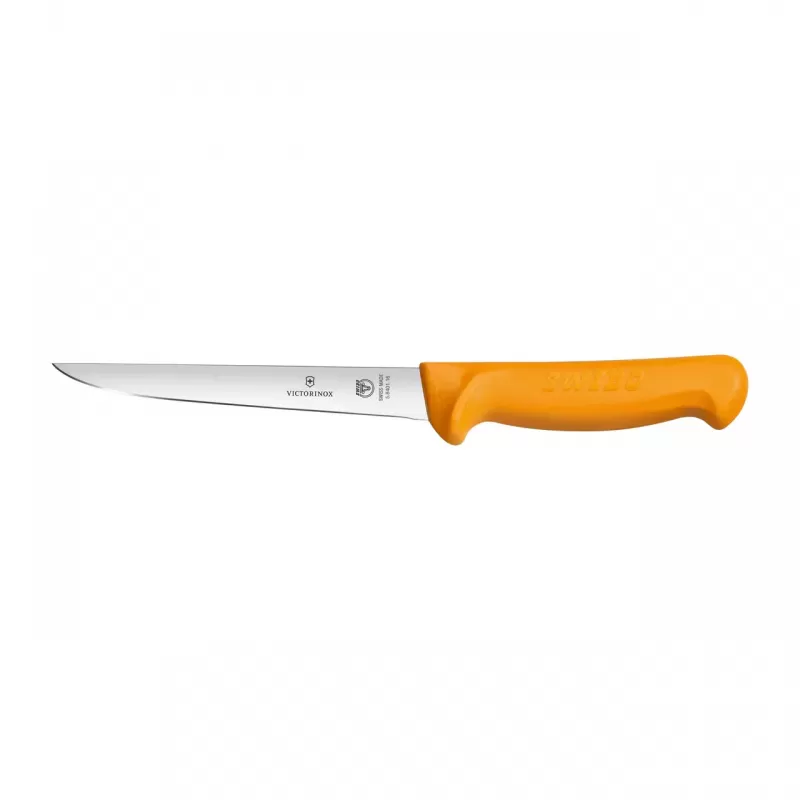 Victorinox Swibo Boning Knife Straight Wide Blade 16cm | Yellow