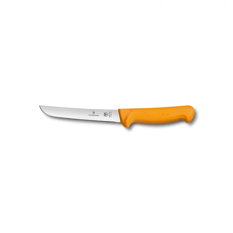Victorinox Swibo Boning Knife Curved Wide Blade 16cm | Yellow