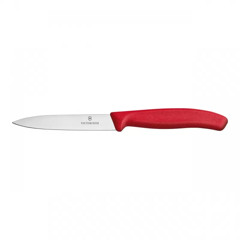 Victorinox Swiss Classic Paring Knife Straight Edge Blade 10cm | Red