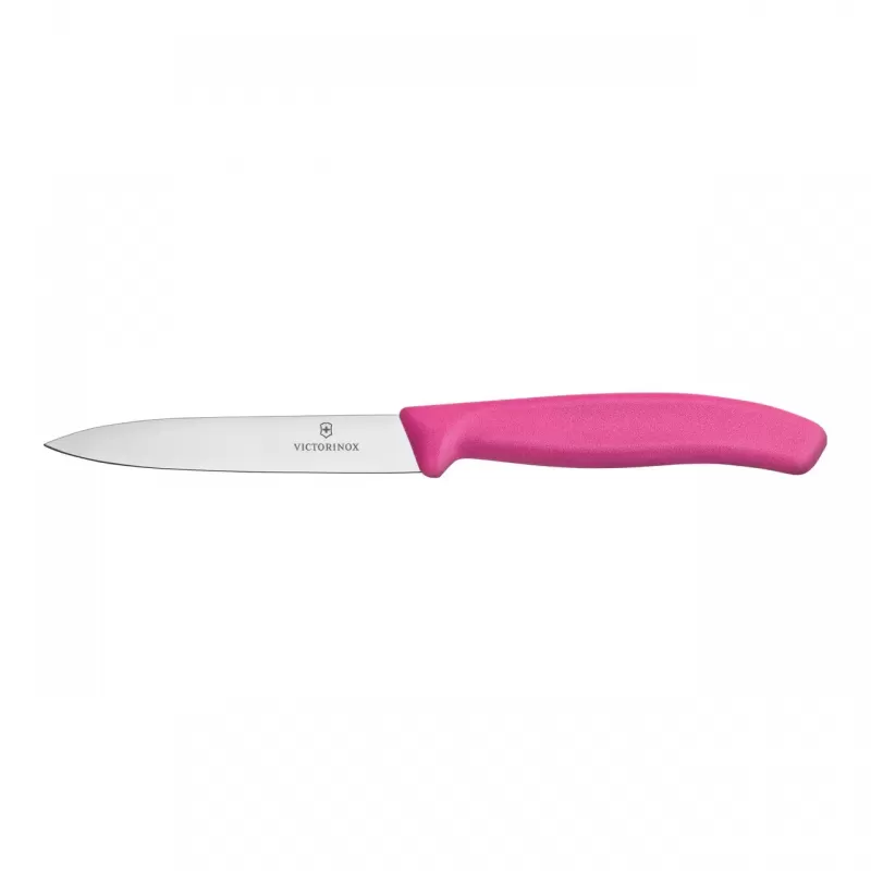 Victorinox Swiss Classic Paring Knife Straight Edge Blade 10cm | Pink