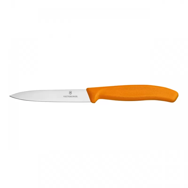 Victorinox Swiss Classic Paring Knife Straight Edge Blade 10cm | Orange
