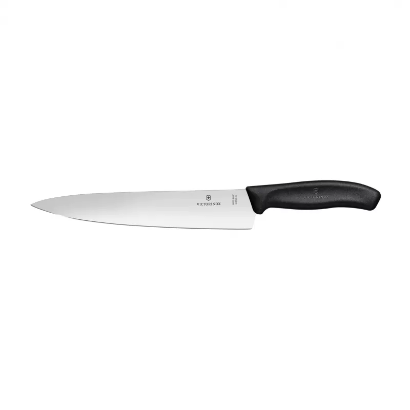 Victorinox Swiss Classic Carving Knife Wide Blade 22cm | Black