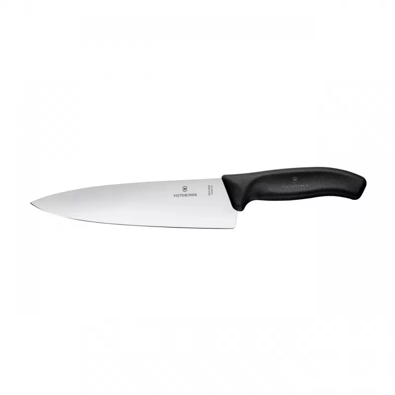 Victorinox Swiss Classic Carving Knife Wide Blade 20cm | Black