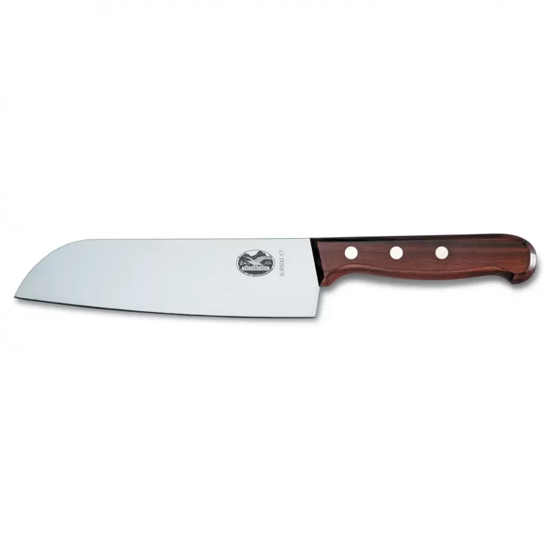 Victorinox Santoku Knife Wide Blade 17cm | Wood